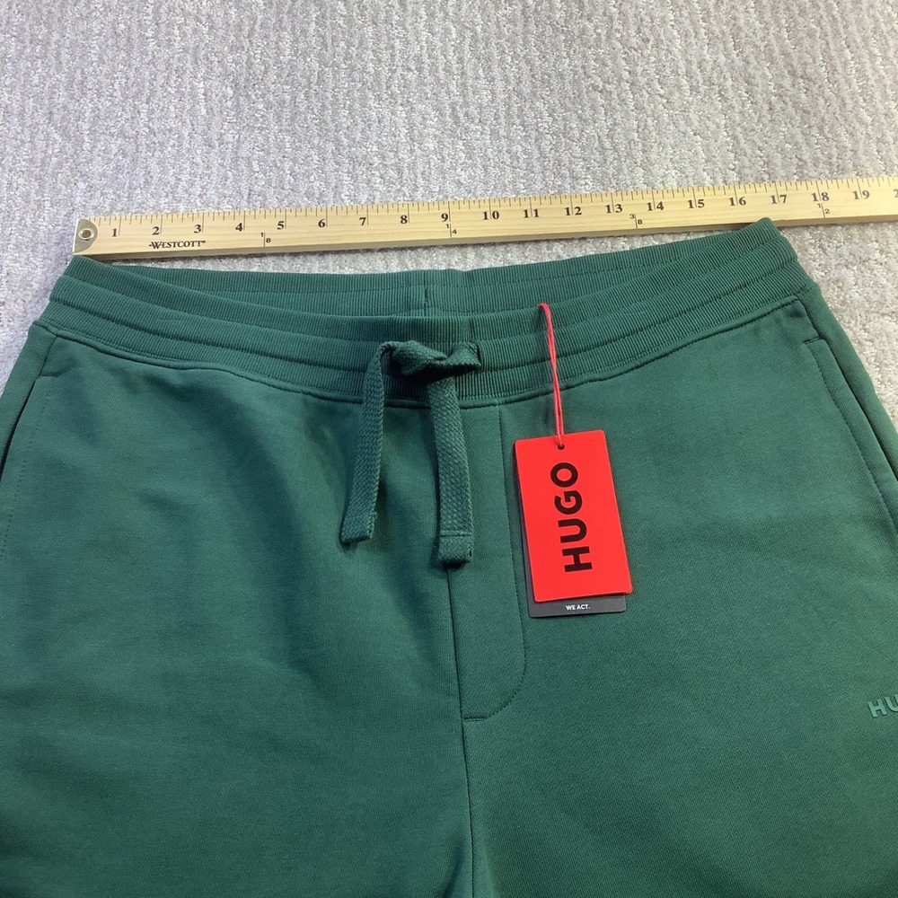 Hugo Boss Dapozip Mens Open Green Jersey Jogger Sweatpants Size L NWT - Picture 10 of 15